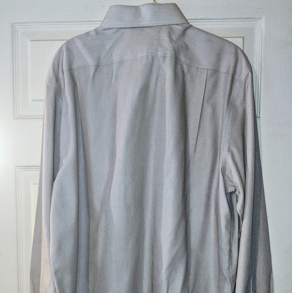 Charles Tyrwhitt Light Gray Dress Shirt - Picture 3 of 4